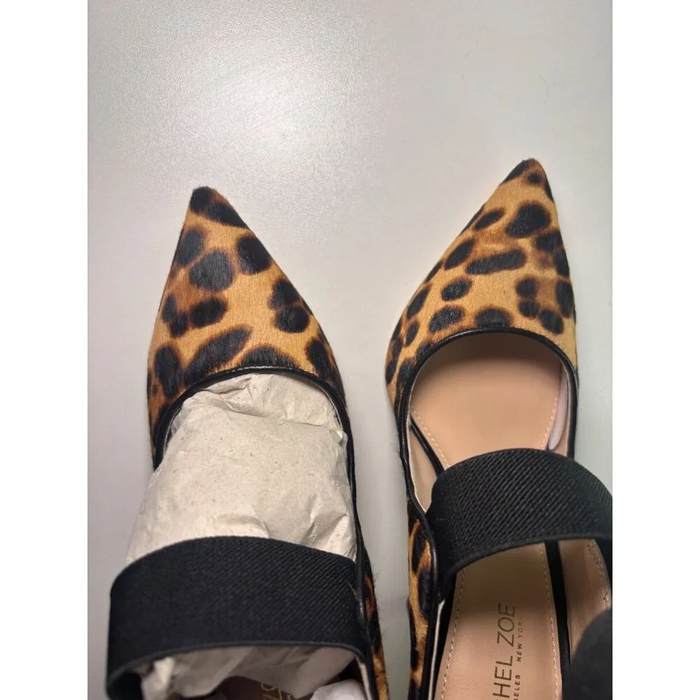 Rachel Zoe 'Jade' Leopard Print Calf Hair Stiletto Heels - Size 6 NIB - Picture 9 of 15